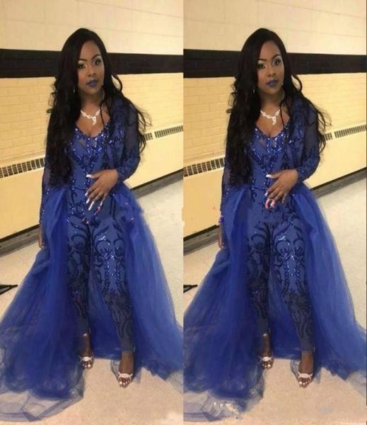 trendy jumpsuit prom dresses pants overskirt long sleeve royal blue sequins party evening gowns robe de soiree celebrity special o6473471, Black;red
trendy jumpsuit prom dresses pants overskirt long sleeve royal blue sequins party evening gowns robe de soiree celebrity special o6473471, Black;red