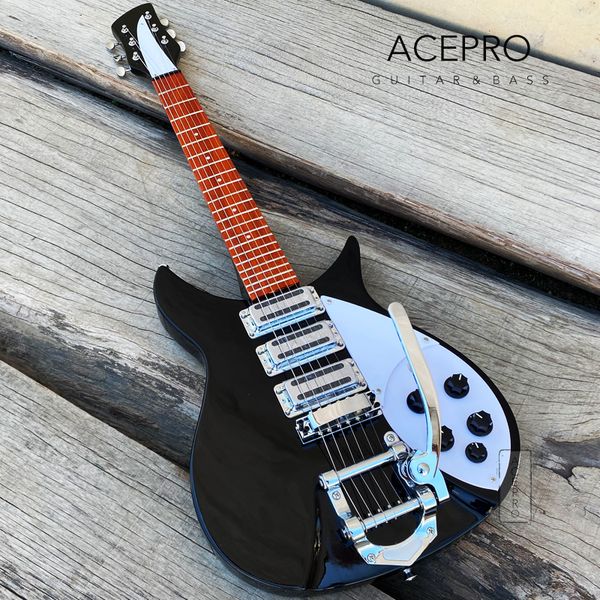 325 electric guitar 3 mini humbucker pickups tremolo system bridge black color guitarra ing
325 electric guitar 3 mini humbucker pickups tremolo system bridge black color guitarra ing