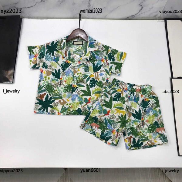 luxury kids tracksuits designer baby clothes summer vacation style suits 2pcs bird flower print polo t-shirt and shorts multiple product, White
luxury kids tracksuits designer baby clothes summer vacation style suits 2pcs bird flower print polo t-shirt and shorts multiple product, White