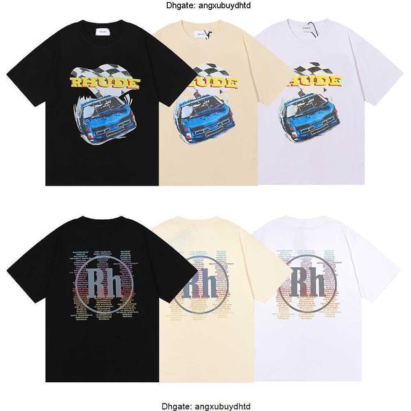 mens designer rhude t-shirt luxury brand tees racing commemorative t shirts mens womens short sleeve summer streetwear lover clothes, White;black
mens designer rhude t-shirt luxury brand tees racing commemorative t shirts mens womens short sleeve summer streetwear lover clothes, White;black