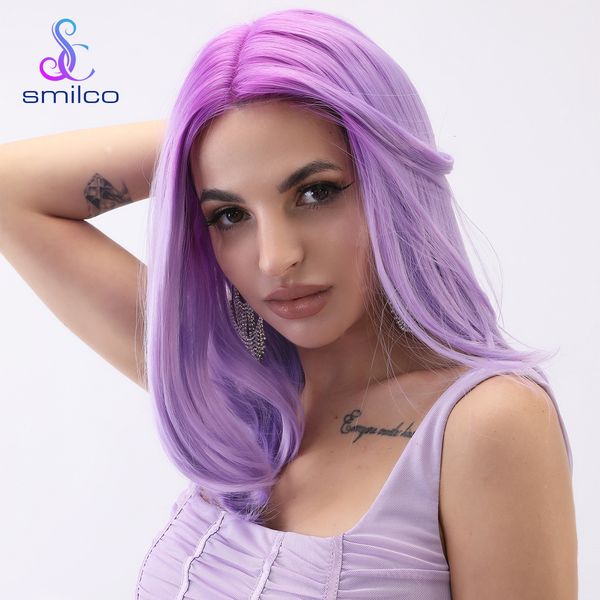 synthetic s smilco lace front women 20'' long purple stright trimmable bangs drag queen cosplay daily hair 230629, Black
synthetic s smilco lace front women 20'' long purple stright trimmable bangs drag queen cosplay daily hair 230629, Black