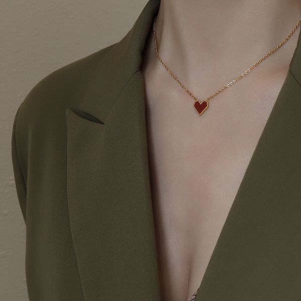 fashion luxury pendant necklace designer red heart jewelry fresh chains 18k gold necklaces for women party lady golden daily jewellery, Silver
fashion luxury pendant necklace designer red heart jewelry fresh chains 18k gold necklaces for women party lady golden daily jewellery, Silver