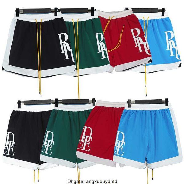 2023 summer new rhude men's shorts new colored shorts summer men's border colored casual shorts, White;black
2023 summer new rhude men's shorts new colored shorts summer men's border colored casual shorts, White;black