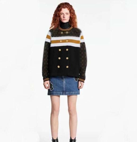 23ss autumn new women's sweaters brand casual fashion womens designer sweater, White;black
23ss autumn new women's sweaters brand casual fashion womens designer sweater, White;black