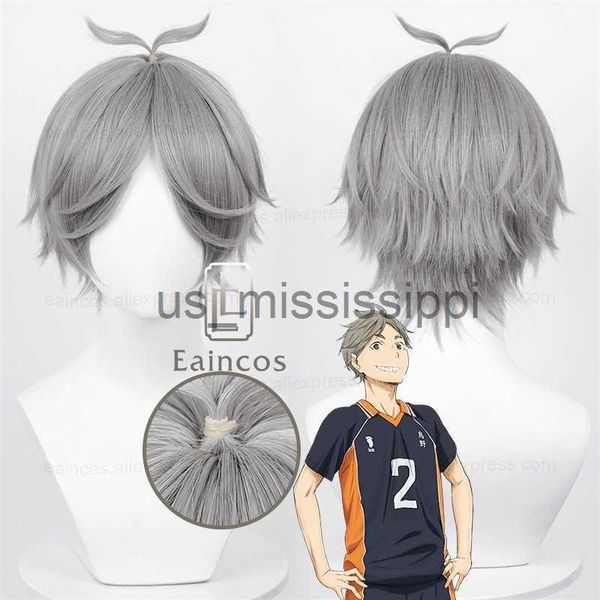cosplay wigs anime haikyuu sugawara koshi cosplay wig 30cm short silver gray wigs heat resistant synthetic hair x0630, Black
cosplay wigs anime haikyuu sugawara koshi cosplay wig 30cm short silver gray wigs heat resistant synthetic hair x0630, Black