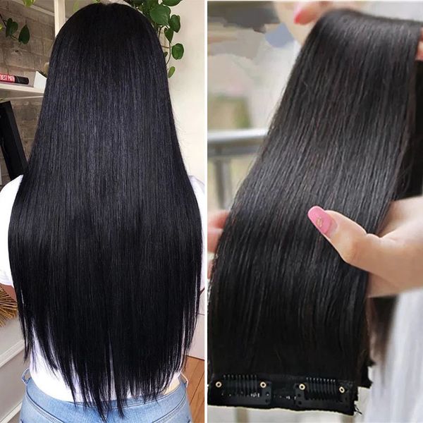 human hair capless s 1 piece real hair clip brazilian human straight clip for natural nonremy 230629, Black;brown
human hair capless s 1 piece real hair clip brazilian human straight clip for natural nonremy 230629, Black;brown