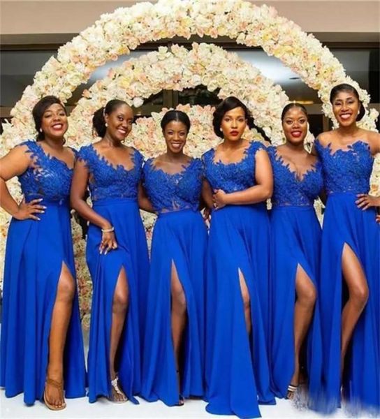 charming royal blue lace bridesmaid dresses a line chiffon women039s wedding party dress split slit with applique 050613, White;pink
charming royal blue lace bridesmaid dresses a line chiffon women039s wedding party dress split slit with applique 050613, White;pink