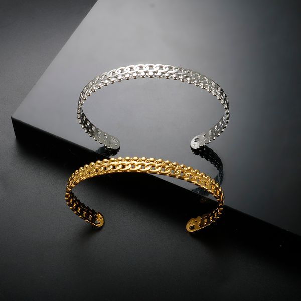 bangle classic stainless steel open cuff bangles adjustable ball chain metal wheat ear bracelet for women girl waterproof jewelry gift 23062, Black
bangle classic stainless steel open cuff bangles adjustable ball chain metal wheat ear bracelet for women girl waterproof jewelry gift 23062, Black