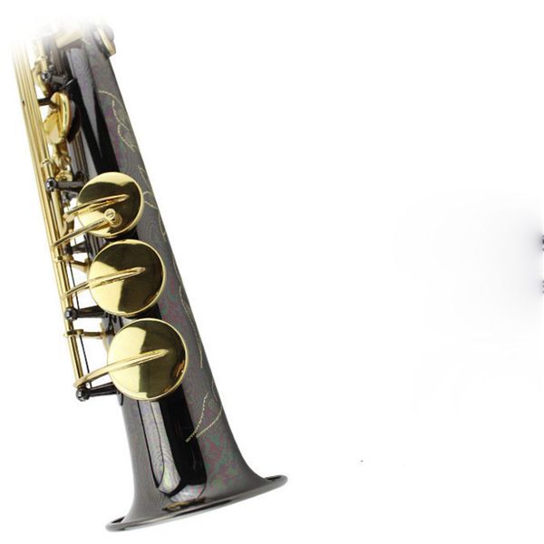 b flat tone integrated pipe straight tenor saxophone wind instrument black nickel body gold key
b flat tone integrated pipe straight tenor saxophone wind instrument black nickel body gold key