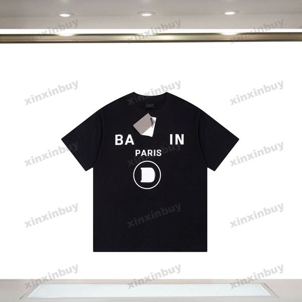 xinxinbuy men designer tee t shirt 23ss paris print short sleeve cotton women black white apricot xs-l, Black;brown
xinxinbuy men designer tee t shirt 23ss paris print short sleeve cotton women black white apricot xs-l, Black;brown