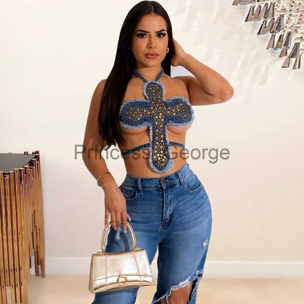 party dresses diamond denim tassel crop woemn 2023 new fashion streetwear halter lace up backless club tube clothes y2k x0629, White;black
party dresses diamond denim tassel crop woemn 2023 new fashion streetwear halter lace up backless club tube clothes y2k x0629, White;black