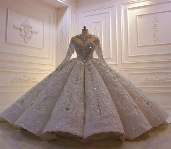 2021 luxury crystal wedding dresses customize vintage ball gown long sleeve lace sequined sparkle vestido de novia2582535, White
2021 luxury crystal wedding dresses customize vintage ball gown long sleeve lace sequined sparkle vestido de novia2582535, White