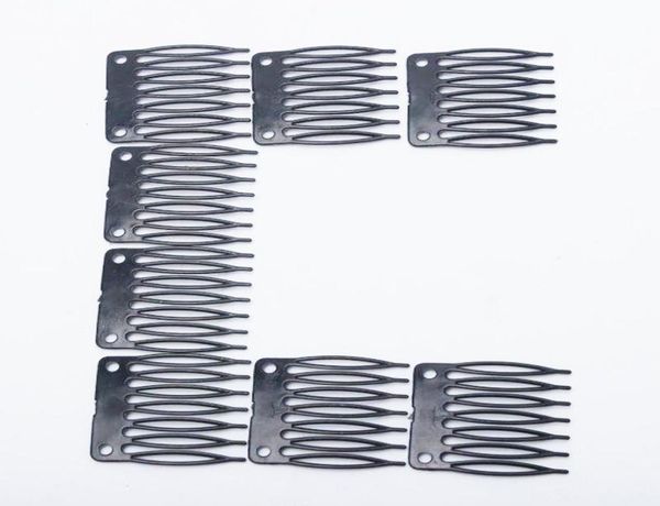 whole 100pcs wig combs for wig making combs hair extensions tools combs clips with 7teeth for wig cap4124274, Black;brown 
whole 100pcs wig combs for wig making combs hair extensions tools combs clips with 7teeth for wig cap4124274, Black;brown