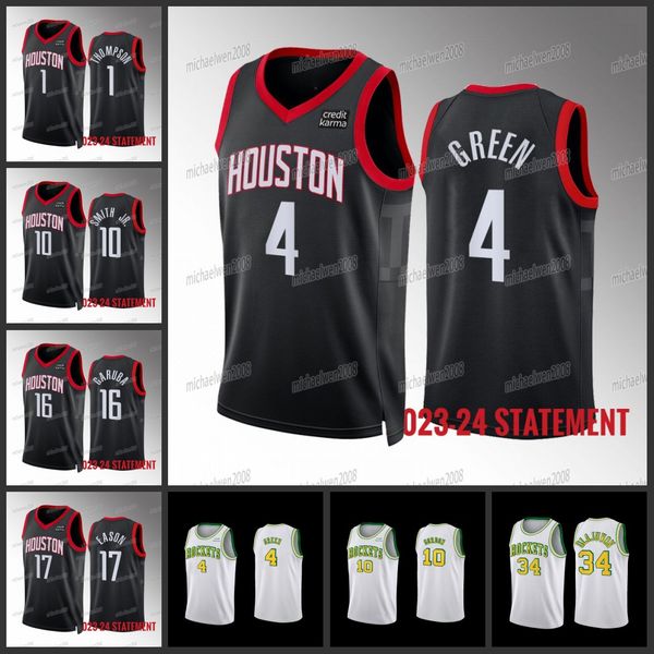 4 jalen green rockets throwback green jersey fred vanvleet amen thompson josh chriser jabari smith jr. kevin porter jr. jaesean tate tyty wa, Black;red
4 jalen green rockets throwback green jersey fred vanvleet amen thompson josh chriser jabari smith jr. kevin porter jr. jaesean tate tyty wa, Black;red