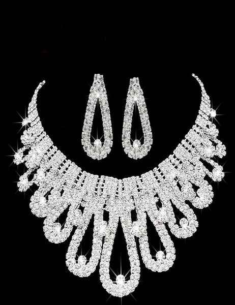 romantic pearl designer jewelry with crystal two pieces earrings necklace rhinestone wedding bridal sets jewelry set1181826, White
romantic pearl designer jewelry with crystal two pieces earrings necklace rhinestone wedding bridal sets jewelry set1181826, White