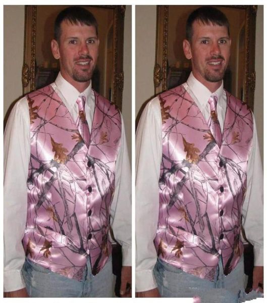 new pink camo men vests with tie camouflage groom groomsman vest satin custom formal wedding vests country groom vests1189255, Black
new pink camo men vests with tie camouflage groom groomsman vest satin custom formal wedding vests country groom vests1189255, Black