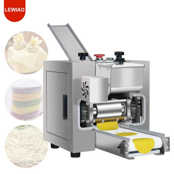 Image of Electric Dumpling Dough Wrapper Making Machine Automatic Wonton Dumpling Skin Press Gyoza Skin Maker
