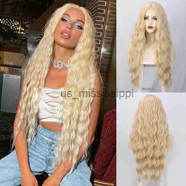 cosplay wigs 613 blond color wig long deep wave synthetic wig deep loose wave for women's halloween costumes halloween cosplay x0630 x0, Black
cosplay wigs 613 blond color wig long deep wave synthetic wig deep loose wave for women's halloween costumes halloween cosplay x0630 x0, Black