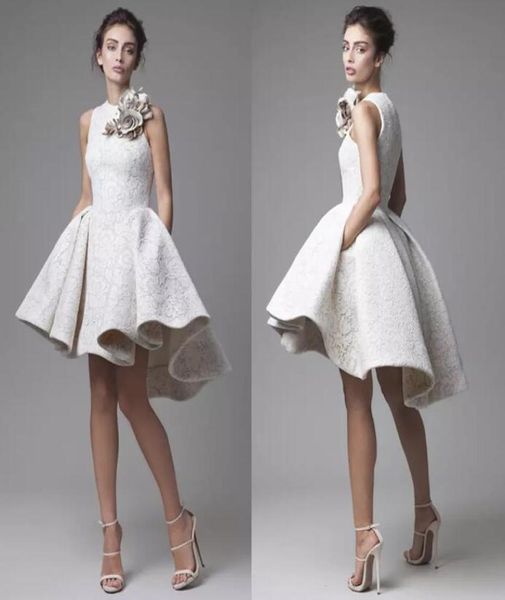 2016 lace wedding dress krikor jabotian jewel sleeveless high low wedding dresses short aline beach bridal gowns with flower3887020, White
2016 lace wedding dress krikor jabotian jewel sleeveless high low wedding dresses short aline beach bridal gowns with flower3887020, White