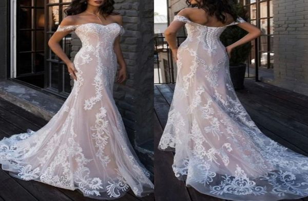 2022 boho elegant wedding dresses mermaid off the shoulder customized lace short sleeve floor length bridal gown with sweep train 3657364, White
2022 boho elegant wedding dresses mermaid off the shoulder customized lace short sleeve floor length bridal gown with sweep train 3657364, White