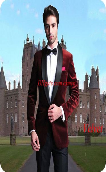 smoking jacket burgundy velvet men suits for wedding black shawl lapel custom made slim fit groom tuxedos 2piece costume homme pro9655696, Black;gray
smoking jacket burgundy velvet men suits for wedding black shawl lapel custom made slim fit groom tuxedos 2piece costume homme pro9655696, Black;gray