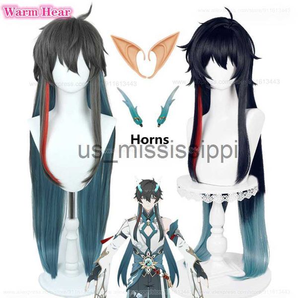 cosplay wigs 100cm long dan heng cosplay wig game honkai star rail gradient cosplay anime wigs heat resistant synthetic party wigs wig cap x, Black
cosplay wigs 100cm long dan heng cosplay wig game honkai star rail gradient cosplay anime wigs heat resistant synthetic party wigs wig cap x, Black