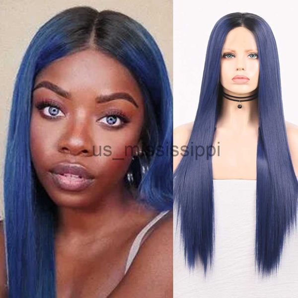 cosplay wigs rongduoyi ombre dark blue middle part long straight lace front wig natural hairline heat fiber women use costume cosplay wigs x, Black
cosplay wigs rongduoyi ombre dark blue middle part long straight lace front wig natural hairline heat fiber women use costume cosplay wigs x, Black