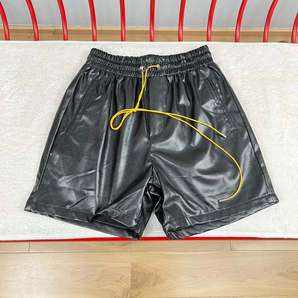 23ss summer men blank pu leather shorts fashion europe middle pants drawstring running jogging bottoms trunks
23ss summer men blank pu leather shorts fashion europe middle pants drawstring running jogging bottoms trunks