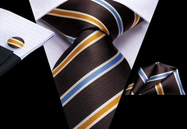 bow ties hitie brown gold striped silk wedding tie for men handky cufflink gift necktie fashion design business party dropship8810076, Black;gray
bow ties hitie brown gold striped silk wedding tie for men handky cufflink gift necktie fashion design business party dropship8810076, Black;gray