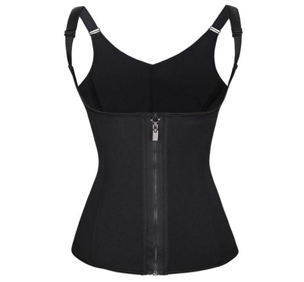 women body shaper neoprene fabric zipper hook double fixed adjustable shoulder straps waist trainer corset cincher slimming shap1588276
women body shaper neoprene fabric zipper hook double fixed adjustable shoulder straps waist trainer corset cincher slimming shap1588276