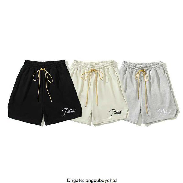 2023s men shorts men's rhude new letter embroidery loose drawstring american and women's trend capris, White;black
2023s men shorts men's rhude new letter embroidery loose drawstring american and women's trend capris, White;black