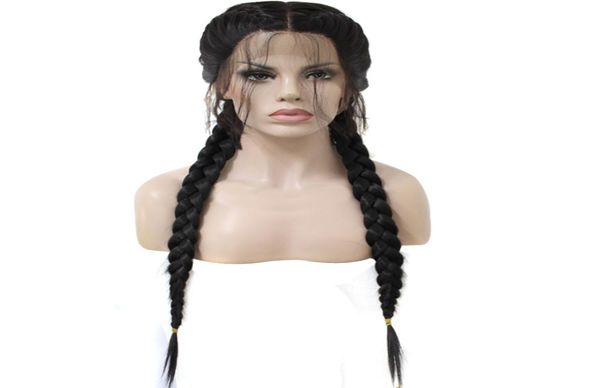 high temperature fiber brazilian wigs middle part long straight black synthetic braided lace front wig with baby hair3902778
high temperature fiber brazilian wigs middle part long straight black synthetic braided lace front wig with baby hair3902778