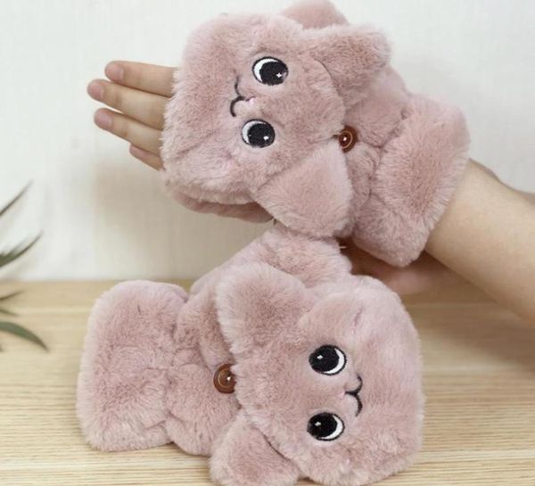 women girls fuzzy plush mitten gloves children cute cat winter flip mittens warm faux fur convertible fingerless gloves3019787, White
women girls fuzzy plush mitten gloves children cute cat winter flip mittens warm faux fur convertible fingerless gloves3019787, White