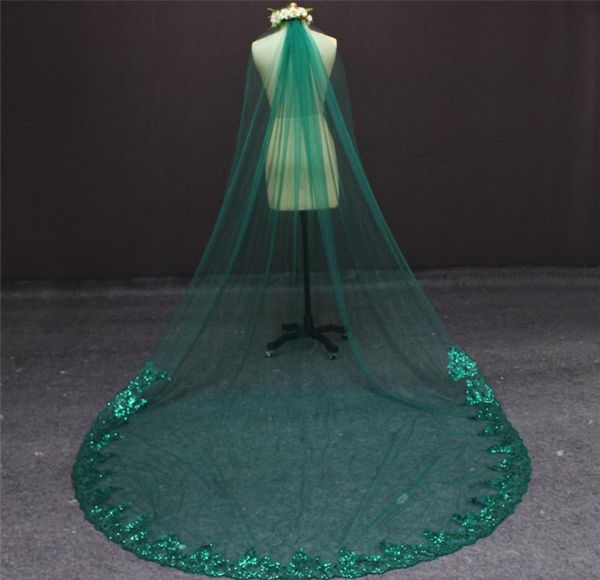 2017 new 3 meters one layer lace at bottom green tulle wedding veil 3 m long bridal veils4820622, Black
2017 new 3 meters one layer lace at bottom green tulle wedding veil 3 m long bridal veils4820622, Black