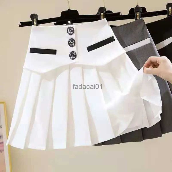 korean fashion allmatch button splicing pleated skirt 2023 summer new zipper high waist school kawaii preppy sweet mini skirts l230621, Black
korean fashion allmatch button splicing pleated skirt 2023 summer new zipper high waist school kawaii preppy sweet mini skirts l230621, Black