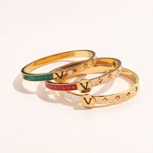 women bracelets bangle designer brand letter jewelry crystal faux leather 18k gold plated 925 silver stainless steel wristband cuff fashion, Black
women bracelets bangle designer brand letter jewelry crystal faux leather 18k gold plated 925 silver stainless steel wristband cuff fashion, Black