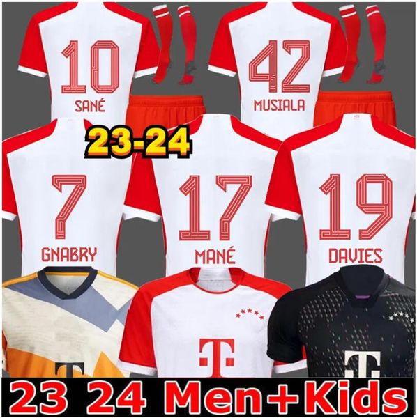 23 24 musiala soccer jerseys sane 2023 2024 football shirt goretzka gnabry bayerns munich camisa de futebol men kids jersey kit kimmich fans, Black;yellow
23 24 musiala soccer jerseys sane 2023 2024 football shirt goretzka gnabry bayerns munich camisa de futebol men kids jersey kit kimmich fans, Black;yellow