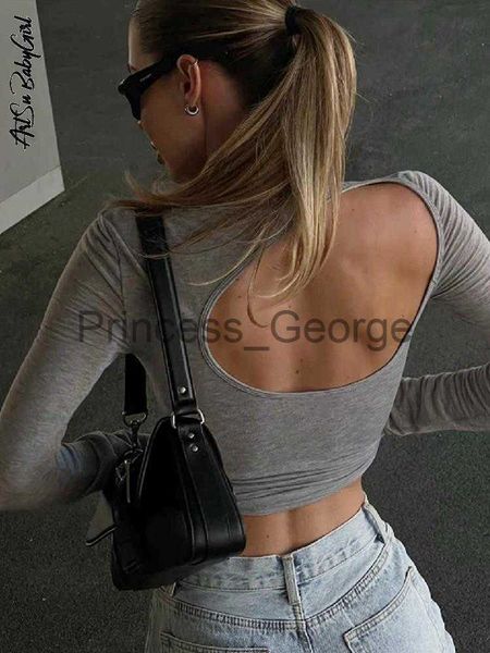 party dresses backless tshirts long sleeve women gray tees solid basic black tshirts o neck crop skinny streetwear y2k clothes x0629, White;black
party dresses backless tshirts long sleeve women gray tees solid basic black tshirts o neck crop skinny streetwear y2k clothes x0629, White;black