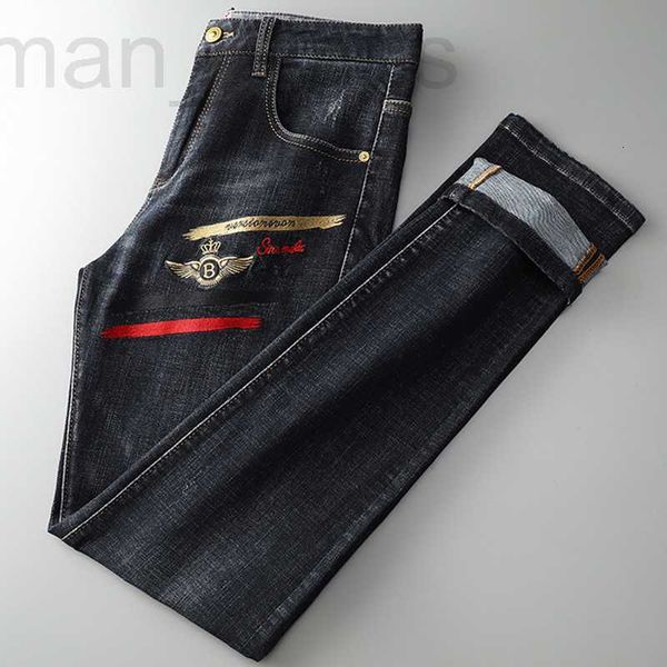 men's jeans designer 2021 autumn new bentley grade korean straight stretch casual pants fashion printed denim ddat, Blue
men's jeans designer 2021 autumn new bentley grade korean straight stretch casual pants fashion printed denim ddat, Blue
