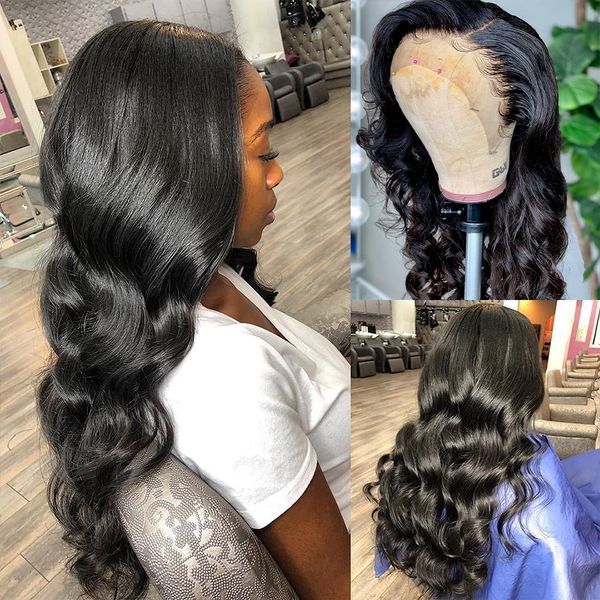 new product 13x4 13x6 lace frontal wig brazilian body wave wigs for black women 360 lace frontal closure human hair wig, Black;brown
new product 13x4 13x6 lace frontal wig brazilian body wave wigs for black women 360 lace frontal closure human hair wig, Black;brown