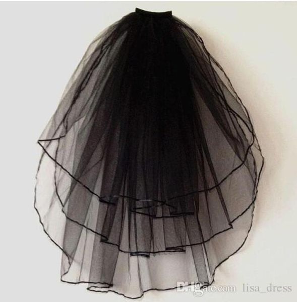 wholelayer 3 black ivory white ribbon edge wedding veils elbow length bridal veil with comb lace ball gown wedding dresses8035269
wholelayer 3 black ivory white ribbon edge wedding veils elbow length bridal veil with comb lace ball gown wedding dresses8035269