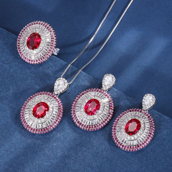 new brand jewelry wedding jewelry set 10kt white gold fill oval cut red garnet cz gemstones party women open ring dangle earring, Slivery;golden
new brand jewelry wedding jewelry set 10kt white gold fill oval cut red garnet cz gemstones party women open ring dangle earring, Slivery;golden