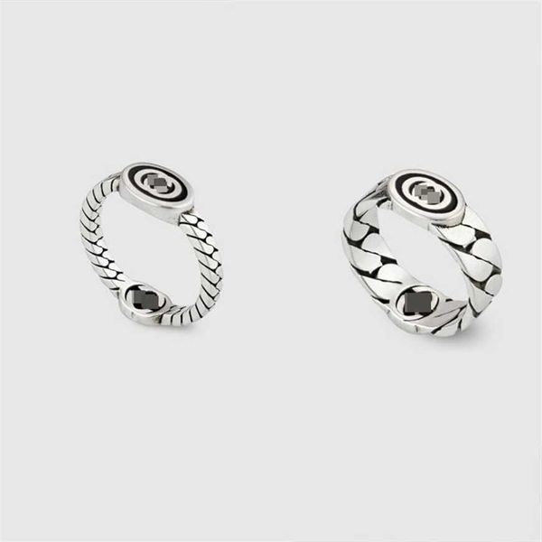 2023 personalized gujia 925 sterling silver double black dropped enamel ring g family men's and women's ins style
2023 personalized gujia 925 sterling silver double black dropped enamel ring g family men's and women's ins style