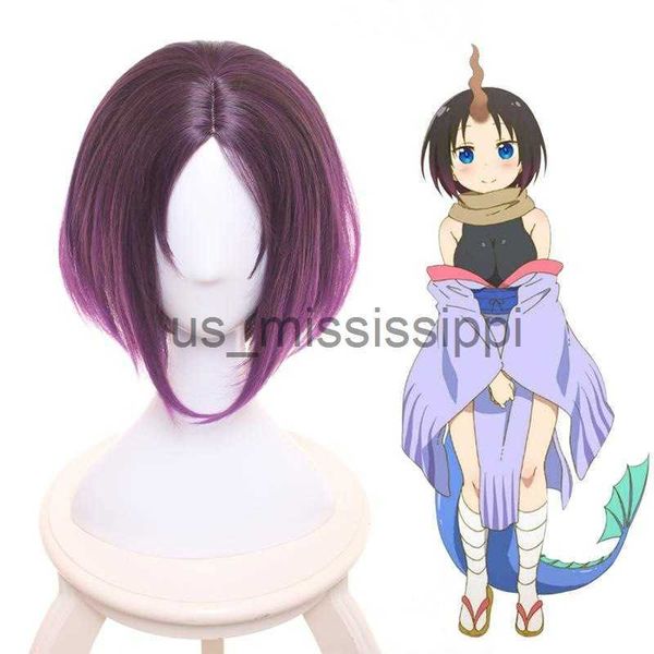 cosplay wigs anime kobayashi's dragon maid elma gradient short purple ombre cosplay wig sister shaking dragon synthetic hair wigs for w, Black
cosplay wigs anime kobayashi's dragon maid elma gradient short purple ombre cosplay wig sister shaking dragon synthetic hair wigs for w, Black