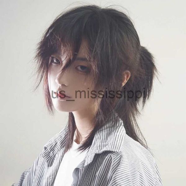 cosplay wigs cosplay samurai head wig men and women can be short hair half wolf tail japanese mullet head natural handsome full headgear x06, Black
cosplay wigs cosplay samurai head wig men and women can be short hair half wolf tail japanese mullet head natural handsome full headgear x06, Black