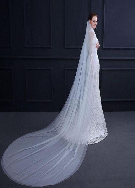 two layers 3 meters length wedding veil whiteivory bridal veils customize new wedding party veil with comb4040795, Black
two layers 3 meters length wedding veil whiteivory bridal veils customize new wedding party veil with comb4040795, Black