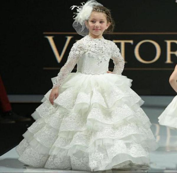 white princess girls pageant gowns long sleeves lace tiered flower girl dresses for wedding baby girls birthday party dress custom2806957, White;red
white princess girls pageant gowns long sleeves lace tiered flower girl dresses for wedding baby girls birthday party dress custom2806957, White;red