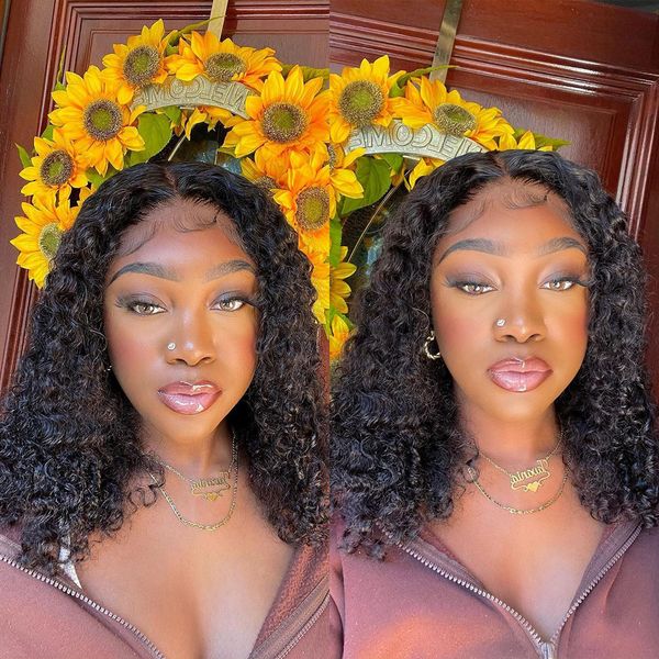 brazilian curly human hair wigs deep wave bob wig short wigs human hair preplucked transparent lace wigs for women, Black;brown
brazilian curly human hair wigs deep wave bob wig short wigs human hair preplucked transparent lace wigs for women, Black;brown