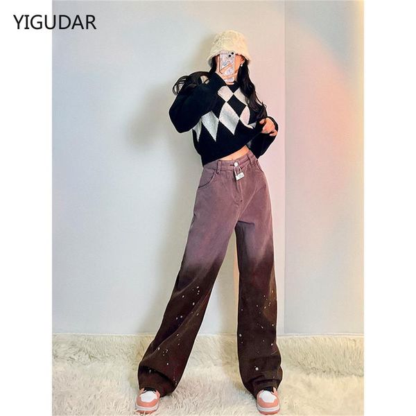 dresses gradient woman jeans high waist wide leg cotton denim clothing brown streetwear vintage fashion haruku straight pants jeans, White;black
dresses gradient woman jeans high waist wide leg cotton denim clothing brown streetwear vintage fashion haruku straight pants jeans, White;black