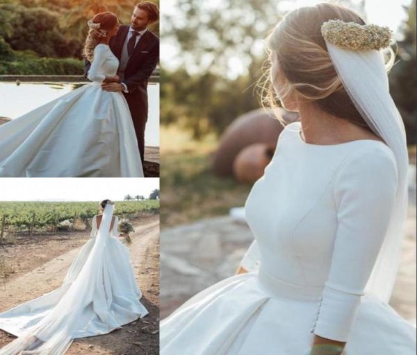 graceful boho country wedding dresses jewel neck 34 long sleeve backless covered button bridal dress glamorous ball gown long wed3910934, White
graceful boho country wedding dresses jewel neck 34 long sleeve backless covered button bridal dress glamorous ball gown long wed3910934, White